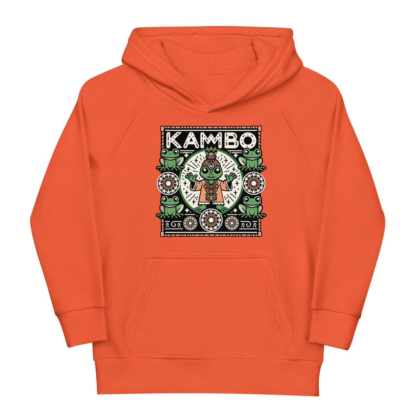 Kids - Ceremonial Heart Hoodie Orange (UNISEX)